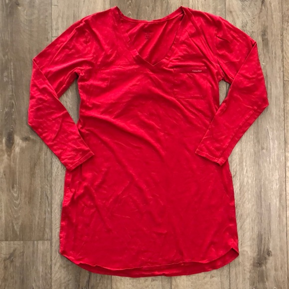Calvin Klein Other - CALVIN KLEIN Sleepwear Long Sleeved Nightgown Pajamas